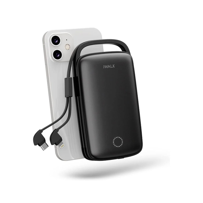 iWalk Portable Charger 20000mah Power Bank - Black - مزود طاقة